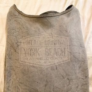Vintage York Beach Maine Acid Washed Sweatshirt